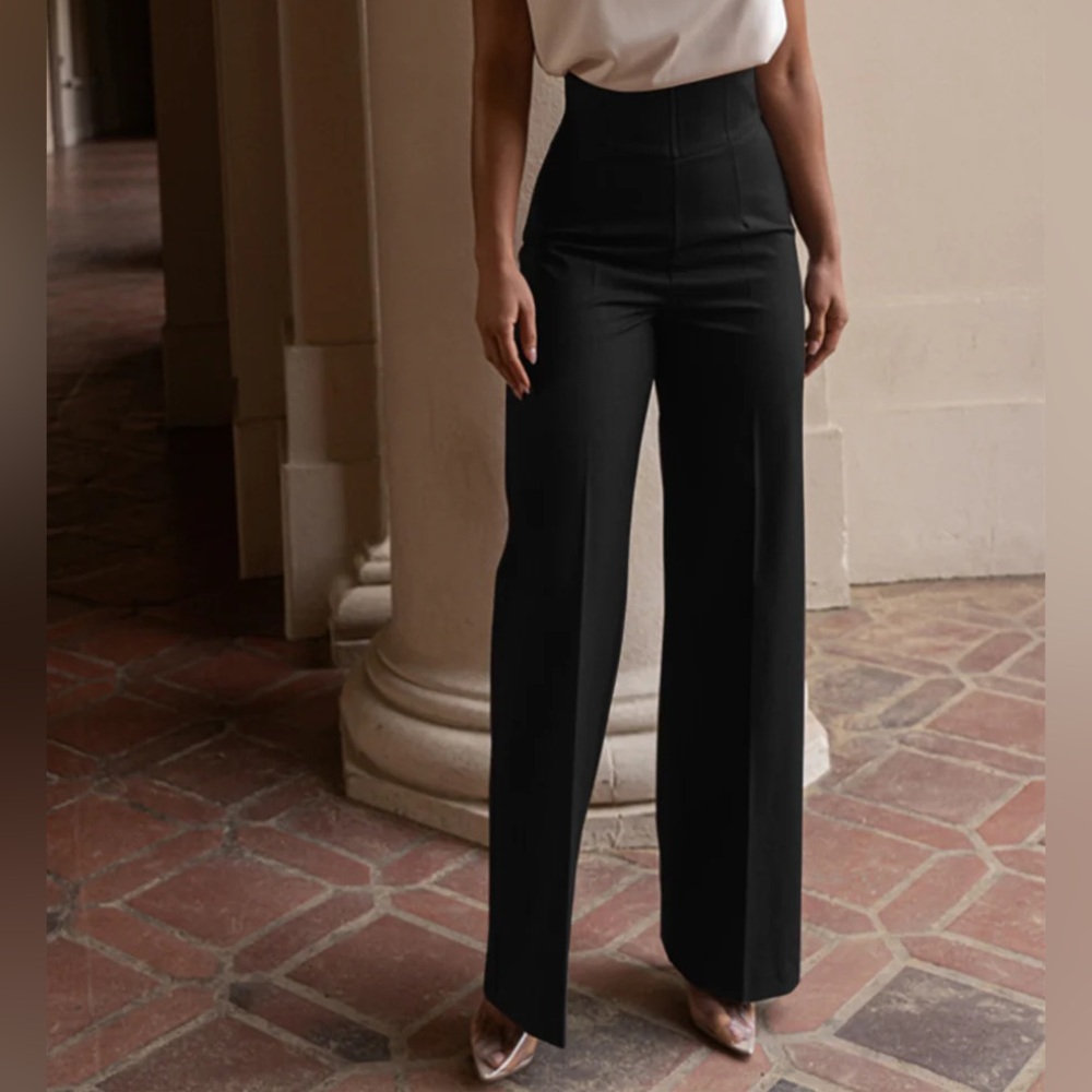 Commense | High Waistline Straight Leg | S